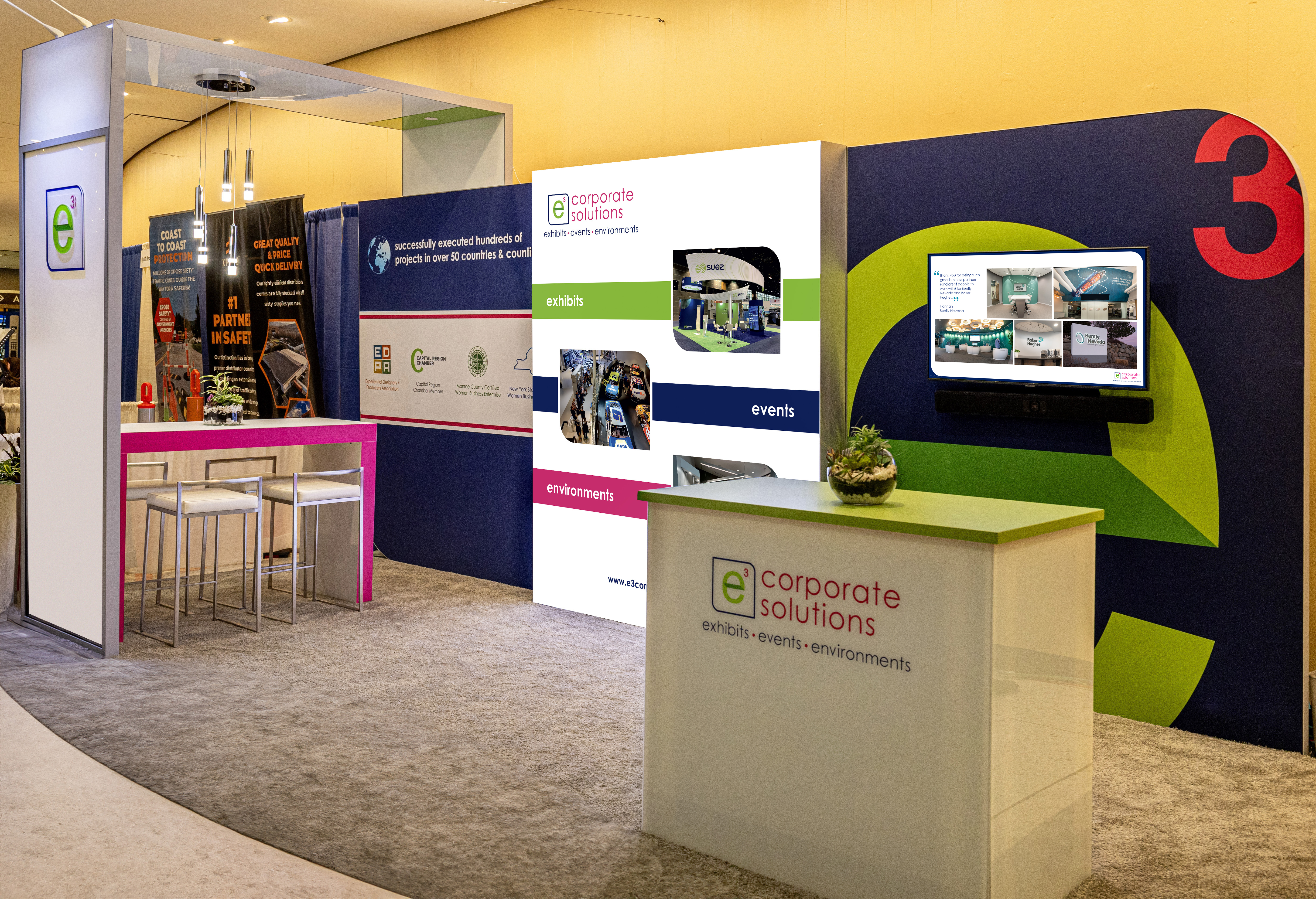 e3 booth design for govcon 2024